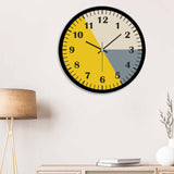 Beautiful Tricolor Shape Designe Wall Clock