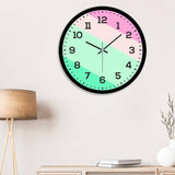 Beautiful Premium Tricolorful Printed Wall Clock