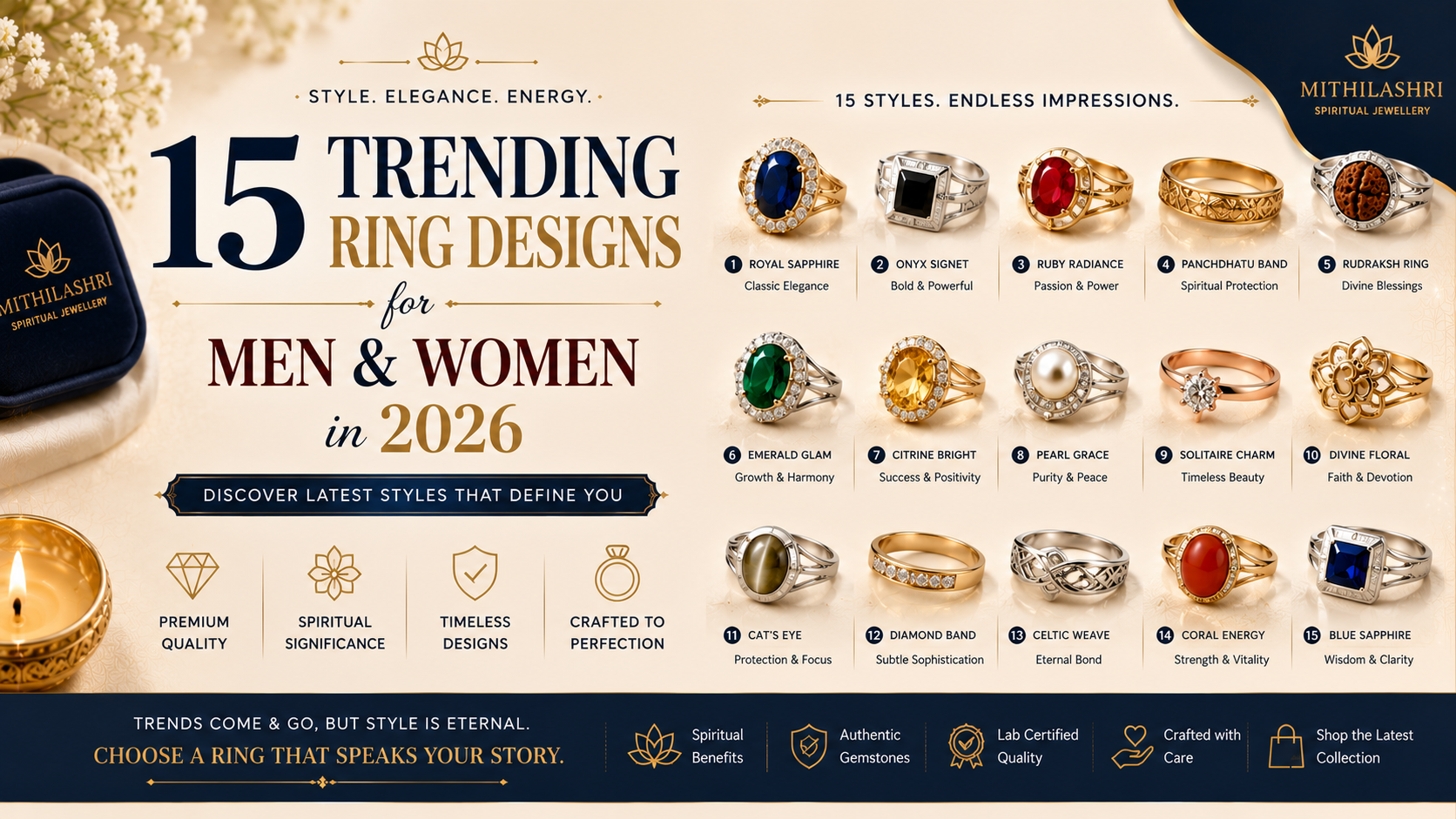 15 Trending Ring Designs for Men and Women in 2026: Latest Gold & Gems ...