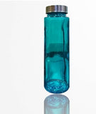 MITHILA HANDICRAFTS Multicolor Glass Bottles | Water Bottle | Milk Bottle | Juice Bottle | Office Bottle | Fusion Water | Decorative Bottle | Set of 4 Bottle, 500ml