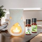 Candle Ceramic Diffuser With Aroma Oil