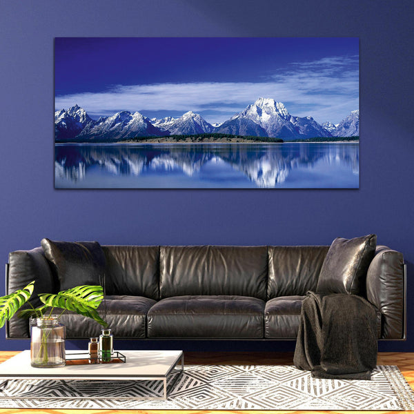 Mountain River Canvas Wall Painting