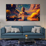 Beautiful Lord Buddha Canvas Wall Paintings