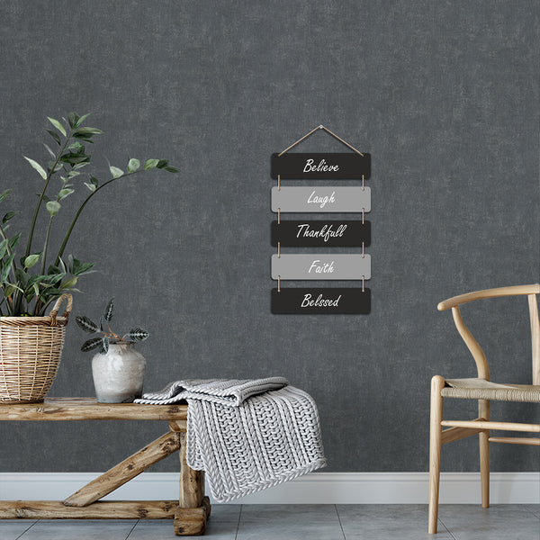 Positive Vibes Quotes Designer Wooden Wall Hanging