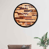 Premium Design Printed Wooden Shape Wall Clock
