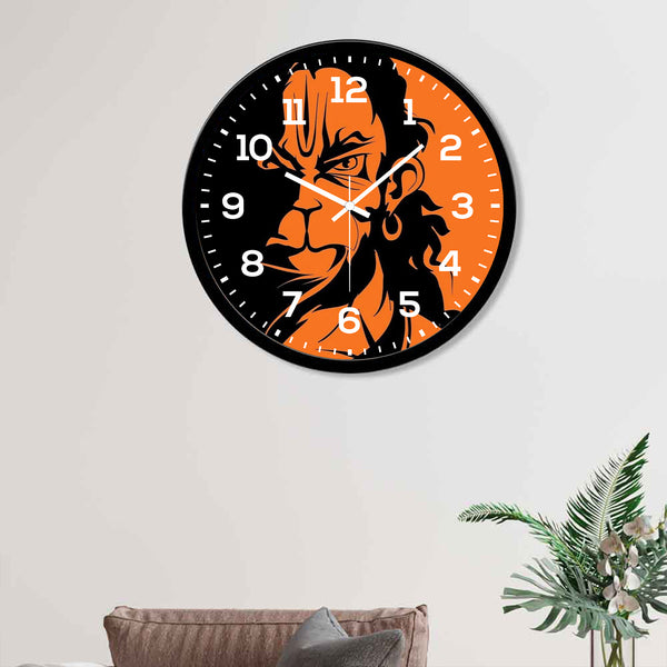 Shree Hanuman Printed Wall Clock
