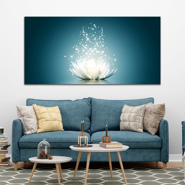 Lotus Flower White-Green