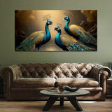 Three Beautiful  Peacock Wall Painting