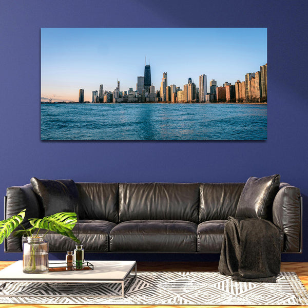 Beautiful City Inside Sea Canvas Wall Painting