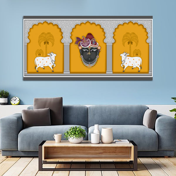 Lord Krishna with Cow Pichwai Wall Painting