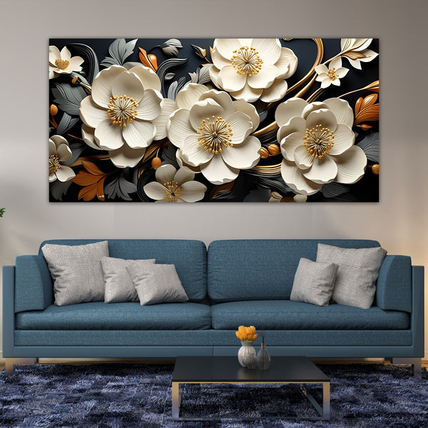 European Flower Canvas Wall Painting