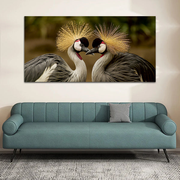 Two Beautiful Birds Canvas Wall Paintings