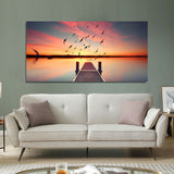 Epic Graffiti Missing Duck in a High Gloss Acrylic Canvas Wall Painting