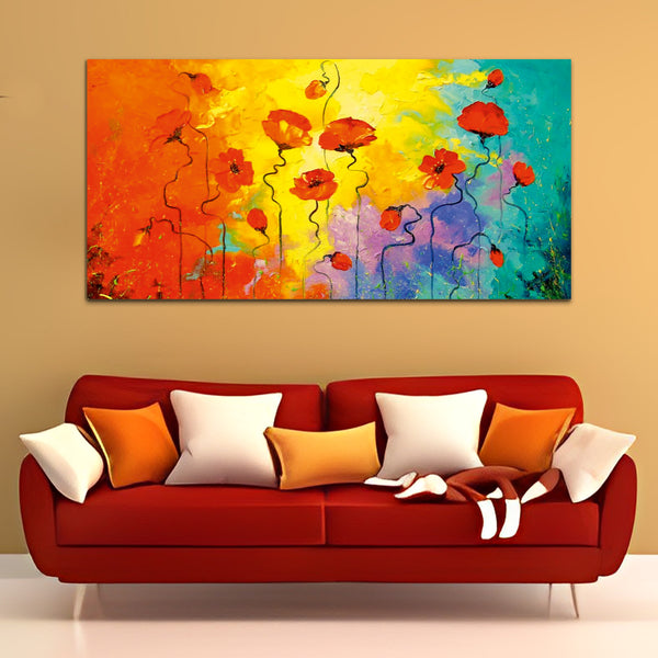 Flowers Canvas Wall Painting