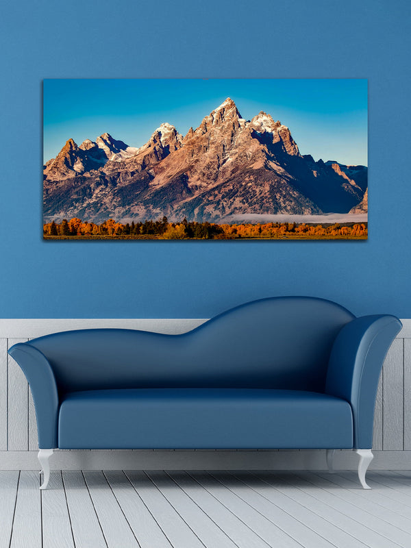 Beautiful Mountain with Forest Canvas Wall Painting