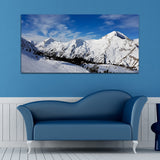 Snow with Mountain Canvas Wall Painting &Arts