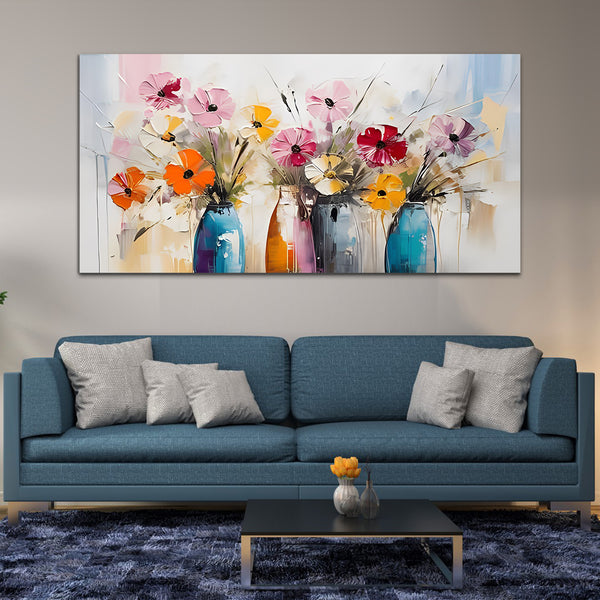 Water Color Bouqet Canvase Wall Painting