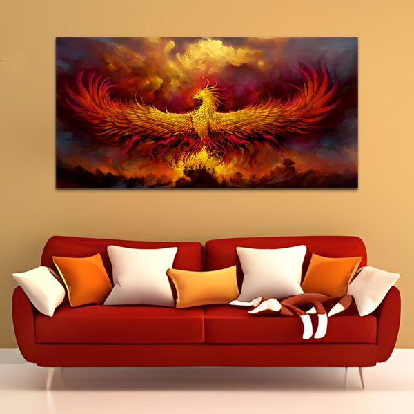 Beautiful Colorful Bird Convas Painting & Arts