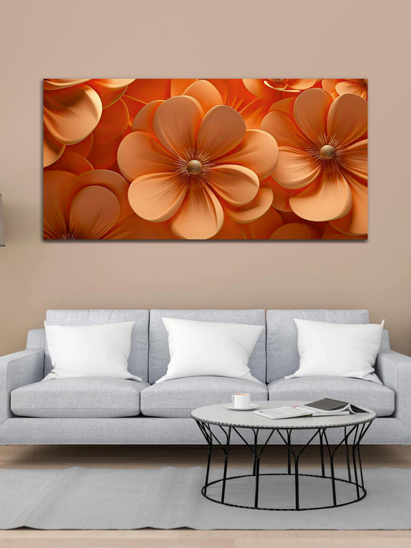 Red Flower Canvas Wall Painting & Arts