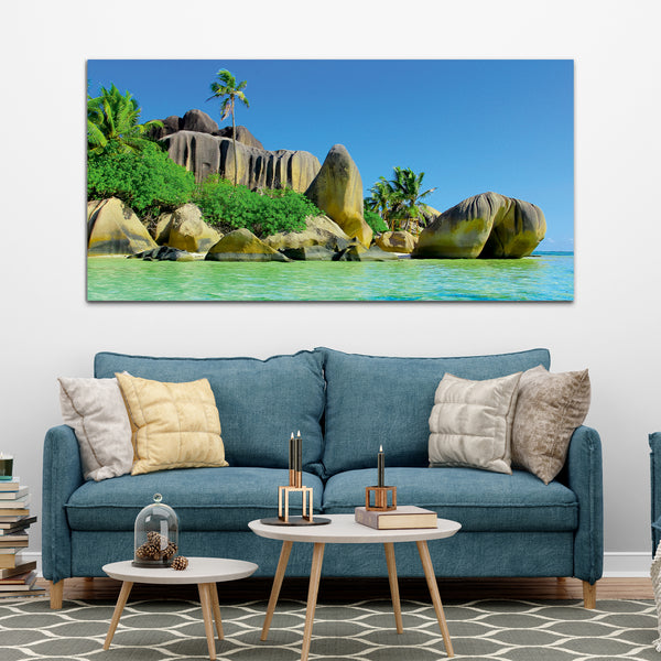 Mountain and Forest Canvas Wall Painting