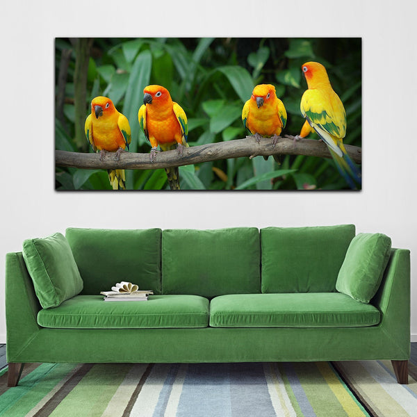 Beautiful Yellow Bird Canvas Wall Paining & arts