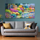 Abstract Flowers Canvas Wall Painting