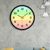 Abstract Shapes Wall Clock For Living Room
