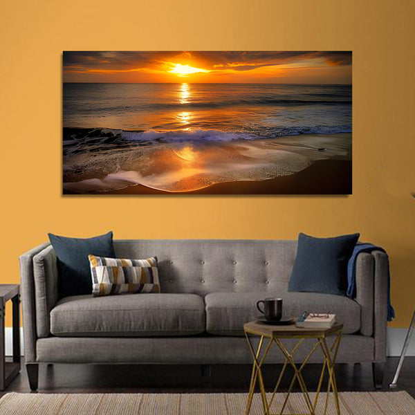 Natural Sunrise Painting Canvas Wall Art  painting