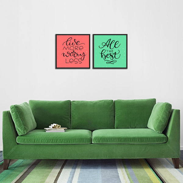 Stylish Premium Wooden Set of 2 Wall Frames