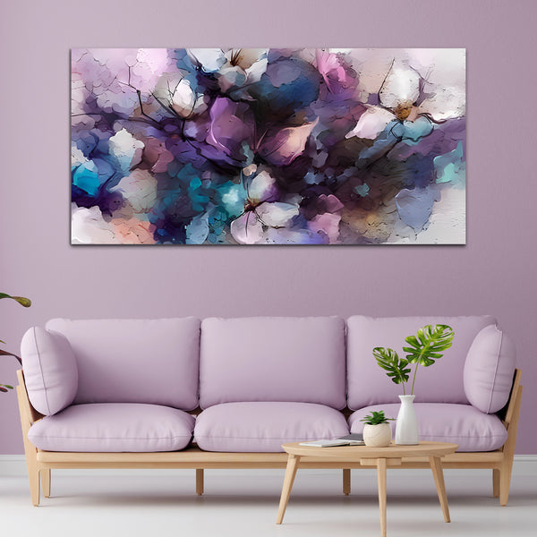 Flower Multicolor Canvas Wall Painting