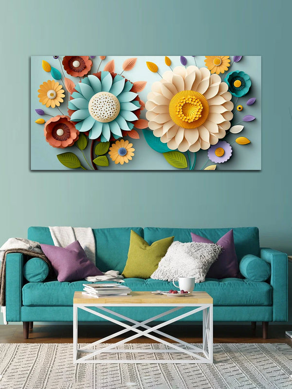 Beautiful Flower Canvas Wall Painting & Arts