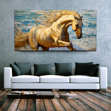 Horse Running under Water Canvas Wall Painting
