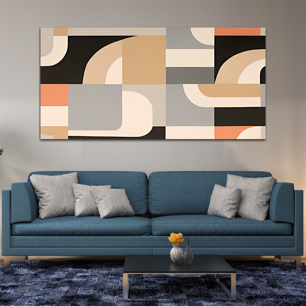 Golden taxture Canvas Wall Painting
