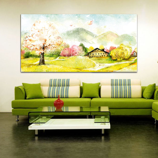 Abstract Canvas Wall Painting