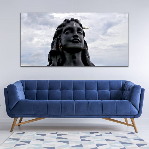 Adiyogi Shiva Canvas Wall Painting
