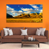 Beautiful Mountain with Blue Sky Canvas Wall Painting