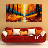 Beautiful Colorful Abstract Tree Painting & Art