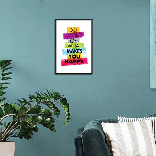 Makes You Happy Beautiful Single Wall Frames
