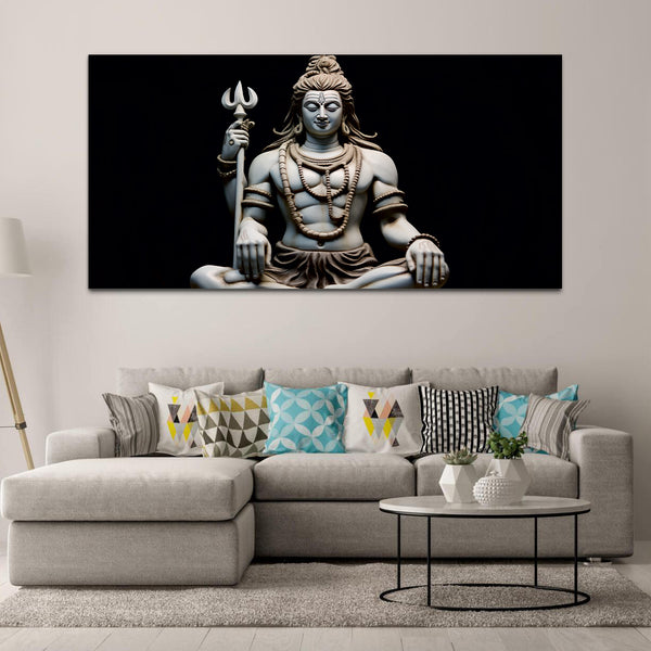 Adiyogi Shiva Meditating Canvas Wall Painting
Adiyogi Shiva Meditating Canvas Wall Painting