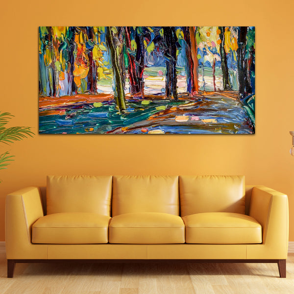 Abstract Canvas Wall Painting