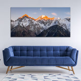 Mountain with Snow Canvas Wall Painting & Art