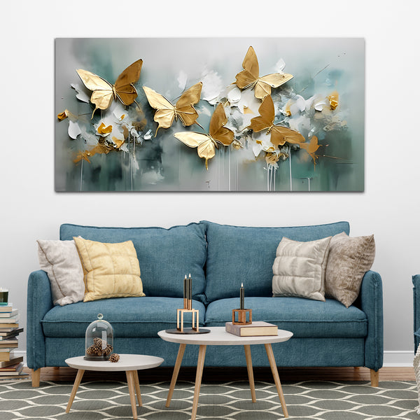 Abstract Bird Canvas Wall Painting