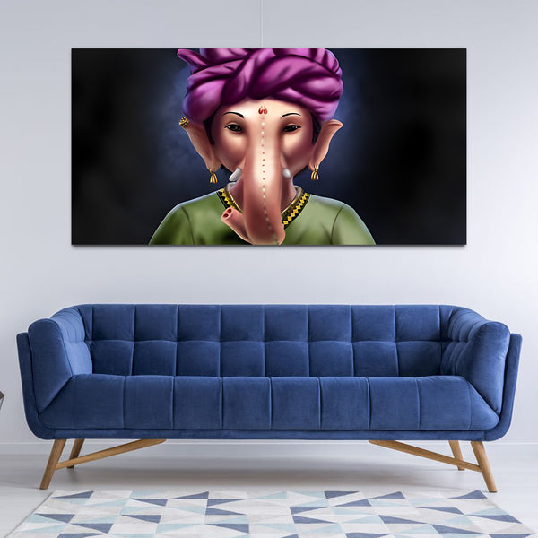 Premium Lord Ganesha Canvas Wall Painting & Arts