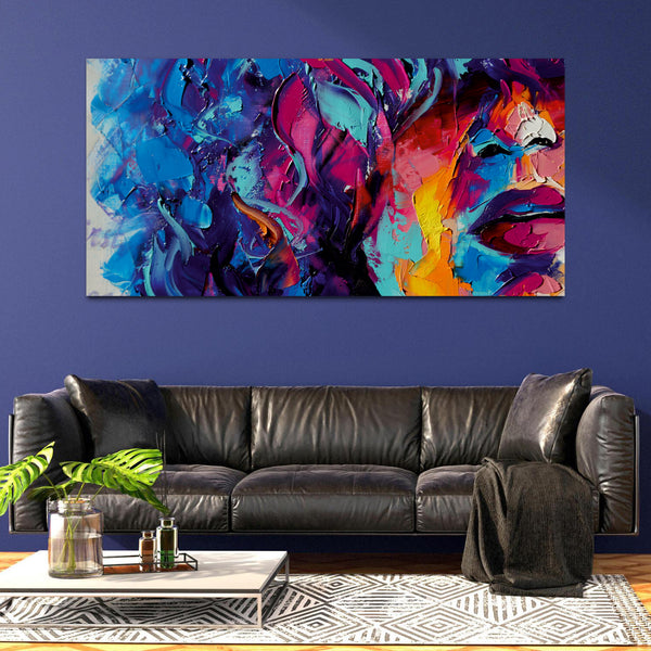 Colorful Abstract Canvas Wall Painting & Arts