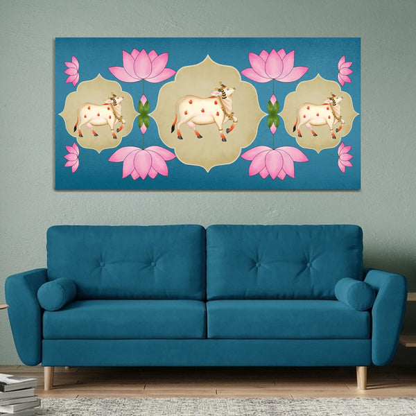 Modern Pichwai Canvas Wall Painting