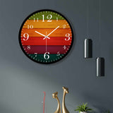 Beautiful Modern Colorful Frame Wall Clock
