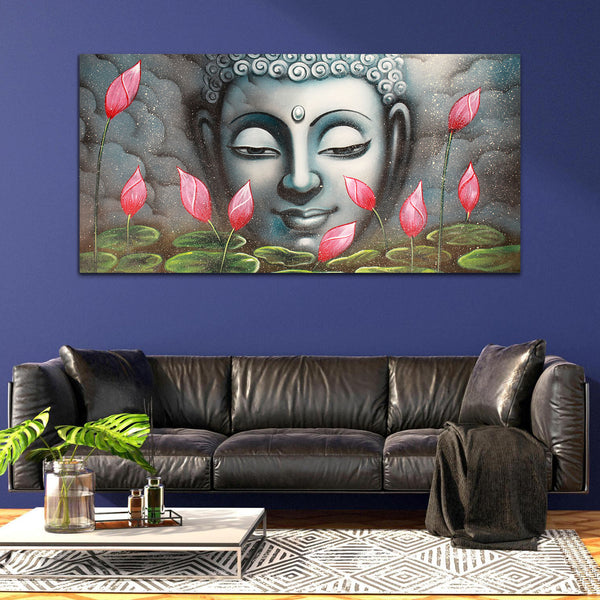 Lord Buddha Beautiful Canvas Wall Paintings & Art