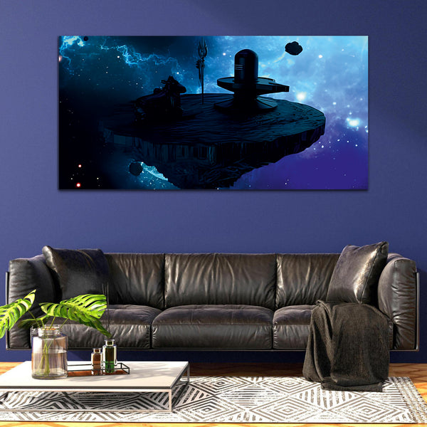 Beautiful Lord Shiva Canvas Wall Painting & Arts