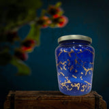 Mithilashri Decorative Blue Storage Jar(600 ml)