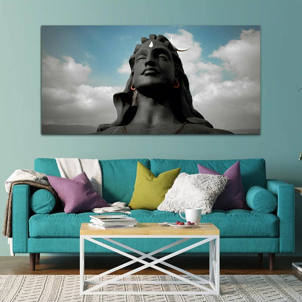 Adiyogi Shiva Canvas Wall Painting